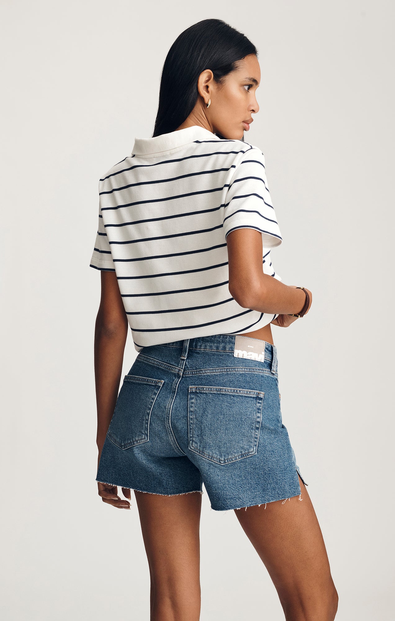 HEIDI SHORTS IN DARK USED CLASSIC BLUE - Mavi Jeans