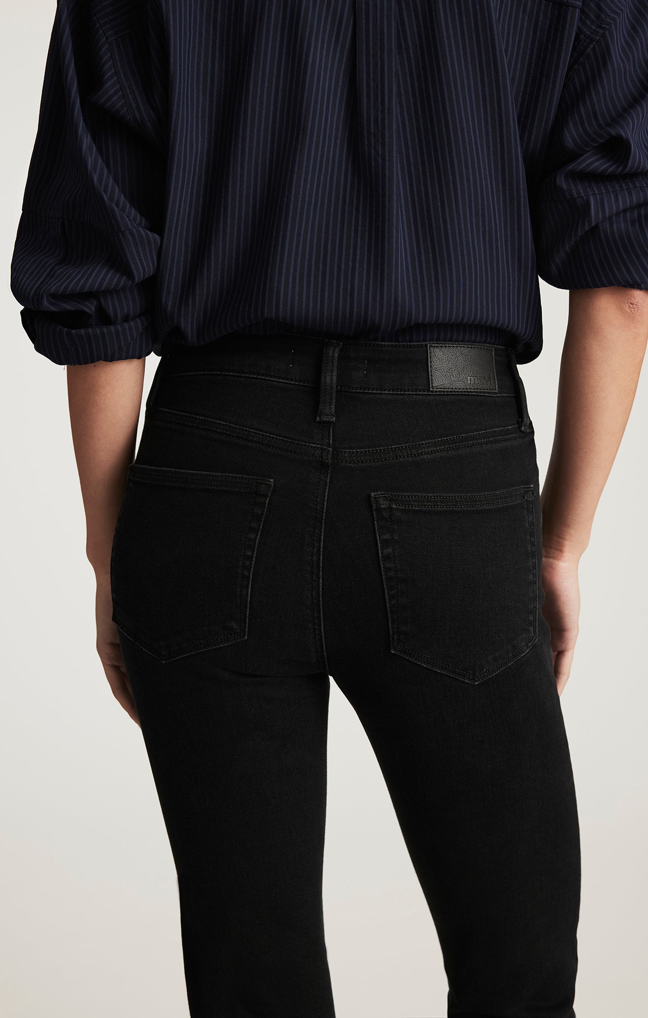 KENDRA STRAIGHT LEG IN DARK SMOKE FLEX BLUE - Mavi Jeans