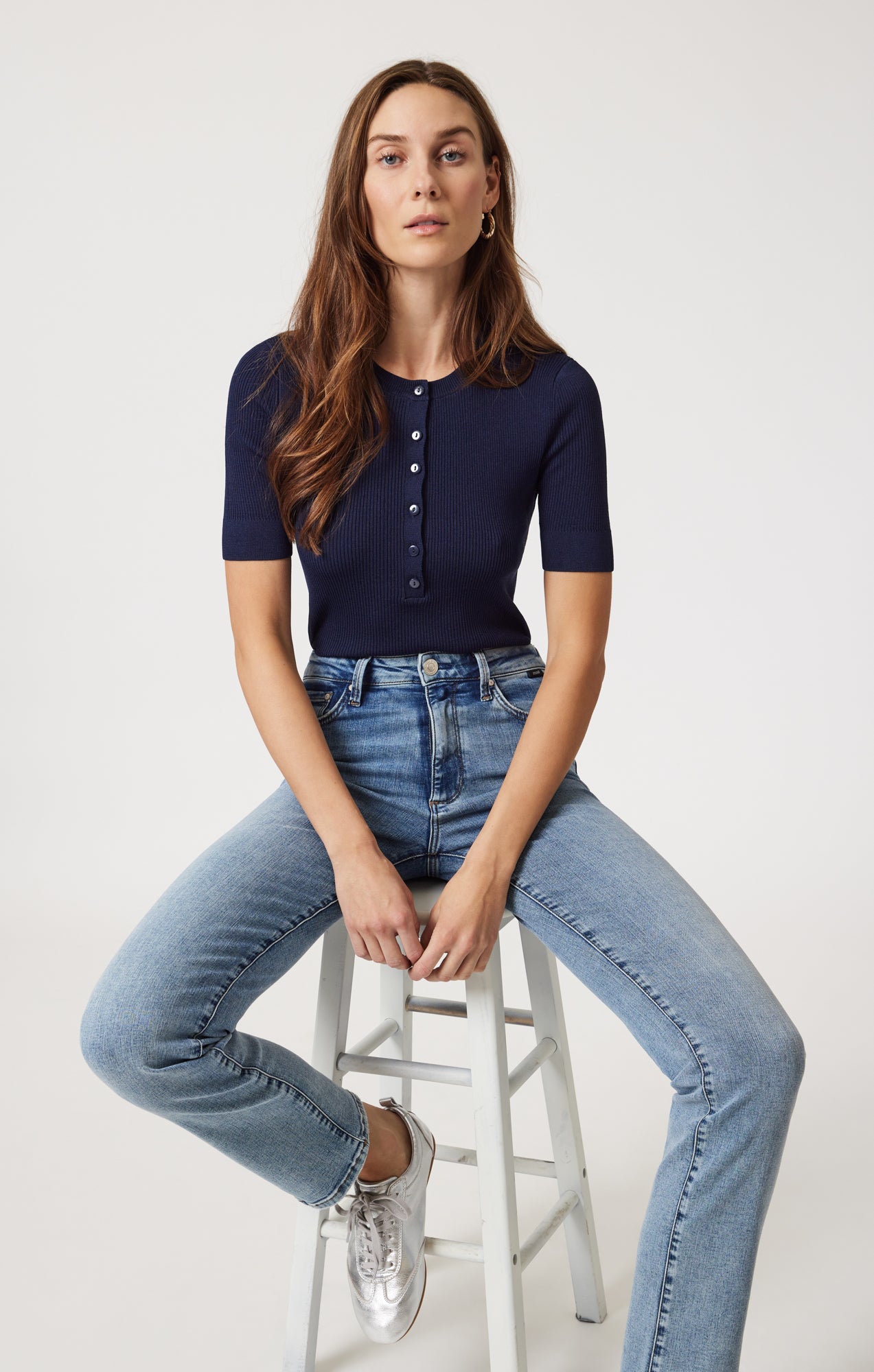 KENDRA STRAIGHT LEG IN LIGHT BRUSHED TRIBECA - Mavi Jeans