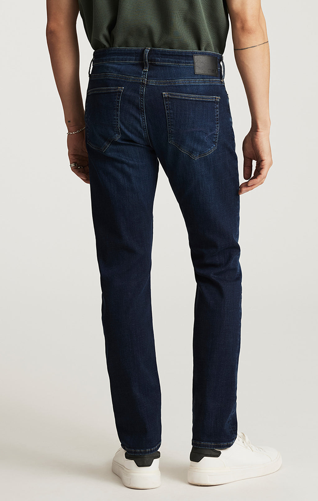 JAKE SLIM LEG IN MIDNIGHT BRUSHED FEATHER BLUE - Mavi Jeans