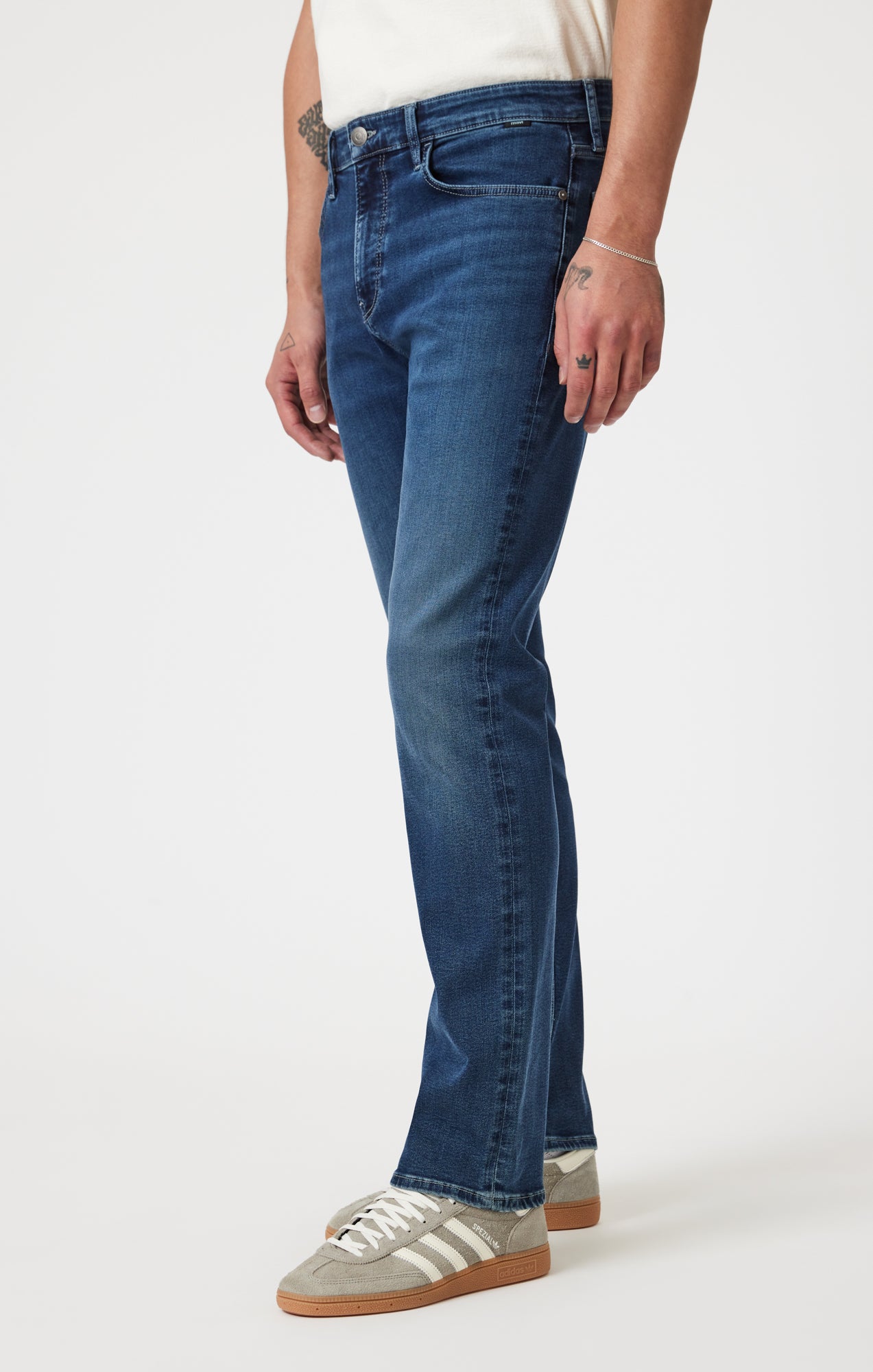 ZACH STRAIGHT LEG IN DEEP USED SUPERMOVE - Mavi Jeans