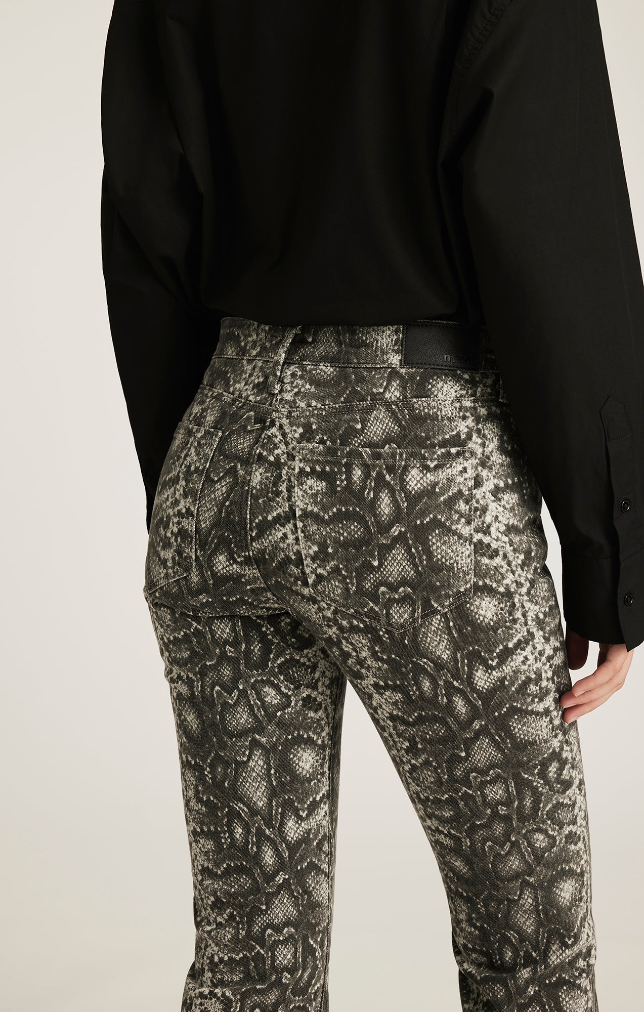 VICKY BOOTCUT IN SMOKE SNAKE DENIM - Mavi Jeans