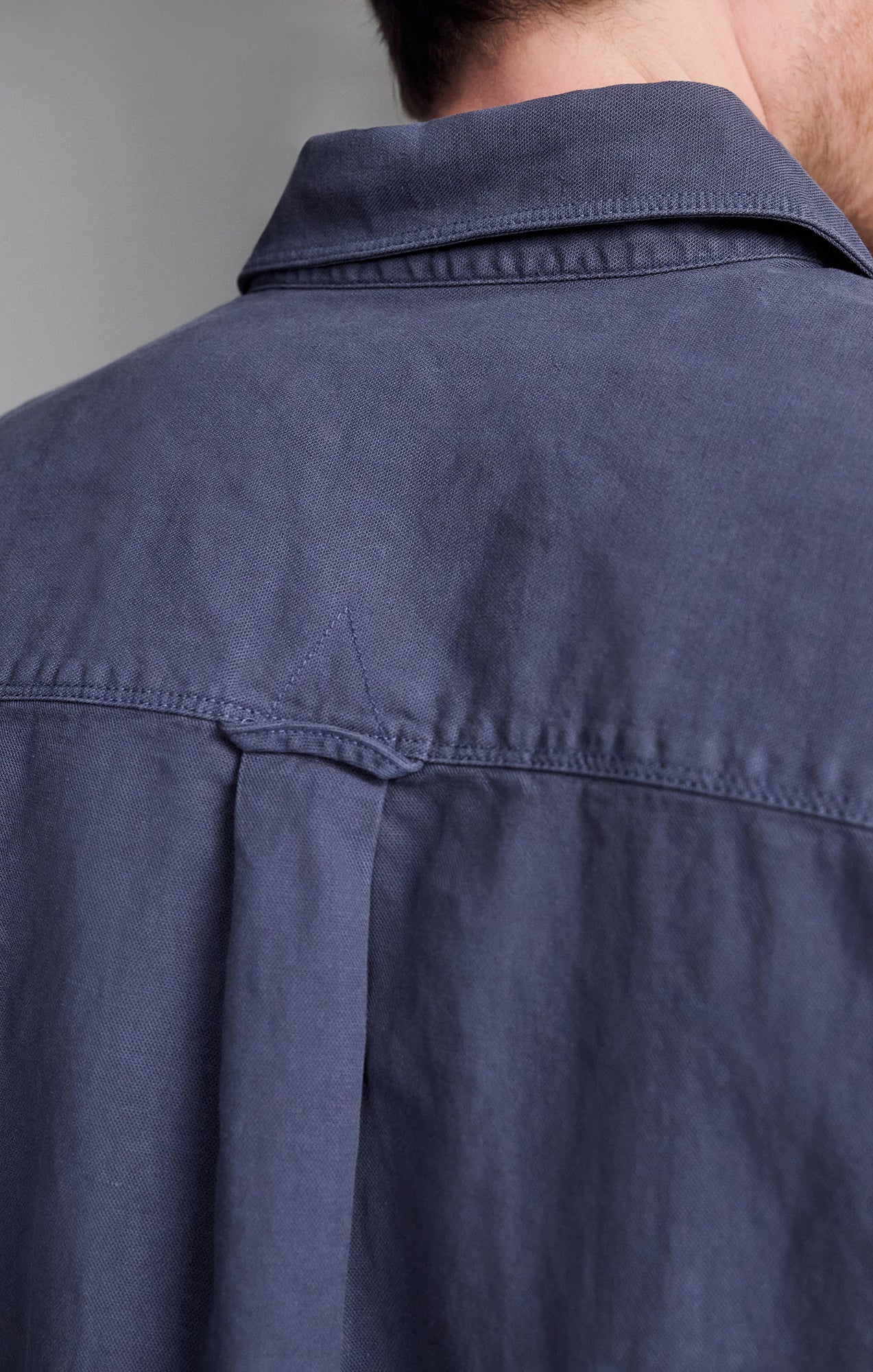 ONE POCKET LONG SLEEVE BUTTON-UP SHIRT IN OUTER SPACE - Mavi Jeans
