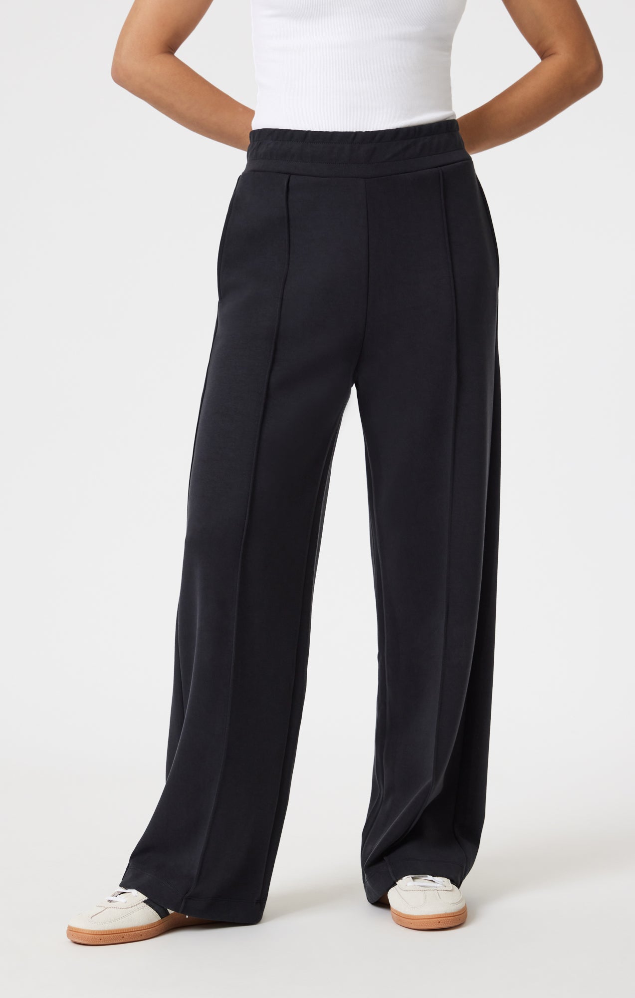 SPORTY LUXE TENCEL™ PANTS IN BLACK - Mavi Jeans