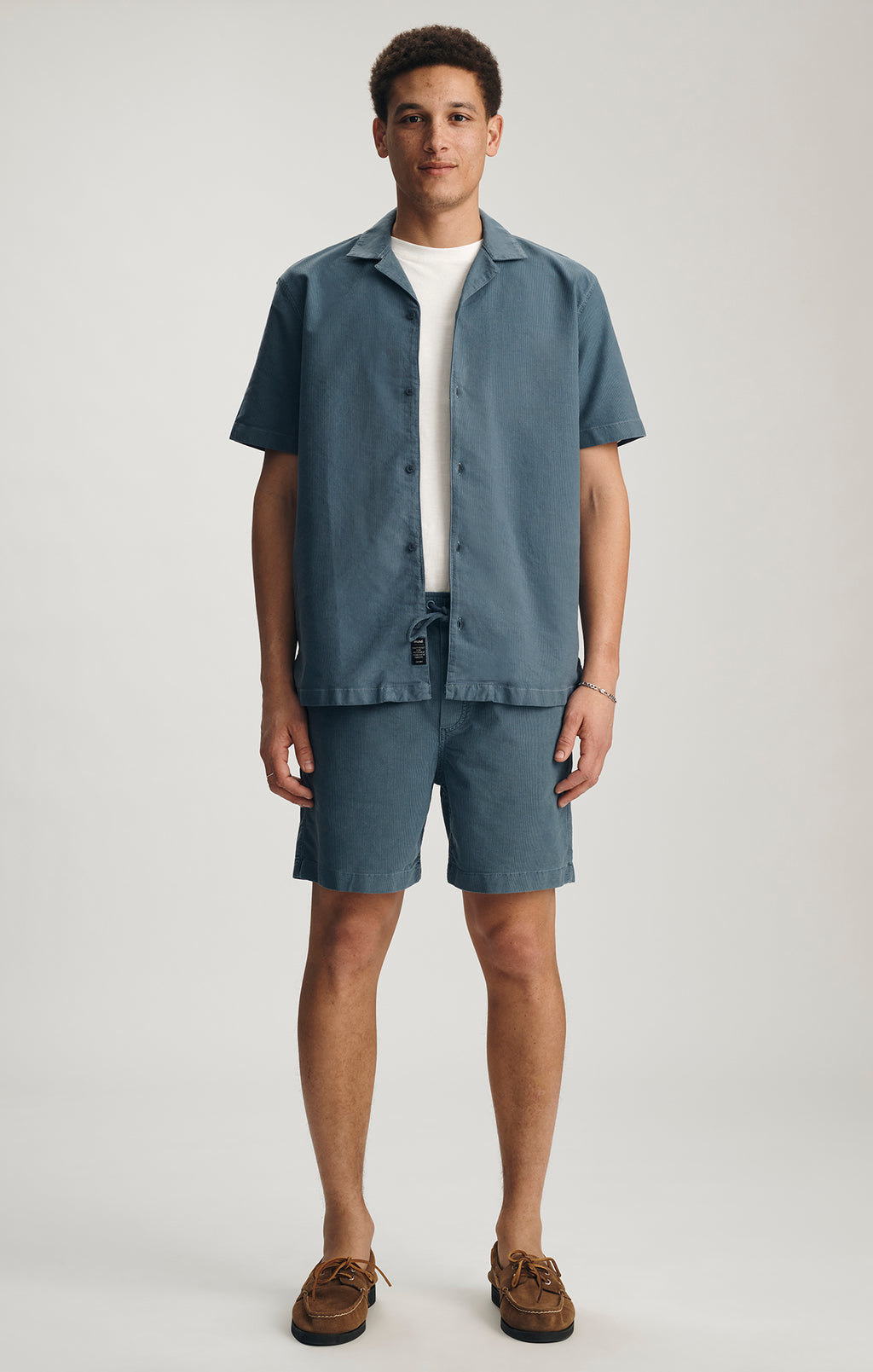 DRAWSTRING SHORTS IN FLINT STONE - Mavi Jeans