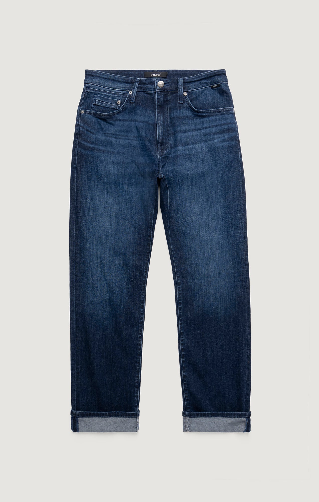 ZACH STRAIGHT LEG IN DARK BRUSHED WILLIAMSBURG - Mavi Jeans