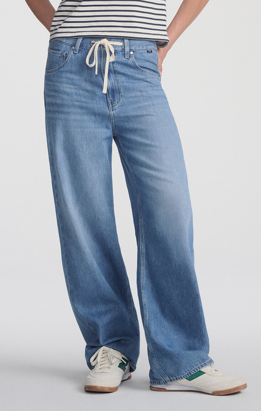 NELLA WIDE LEG IN LIGHT BLUE WELL BLUE - Mavi Jeans