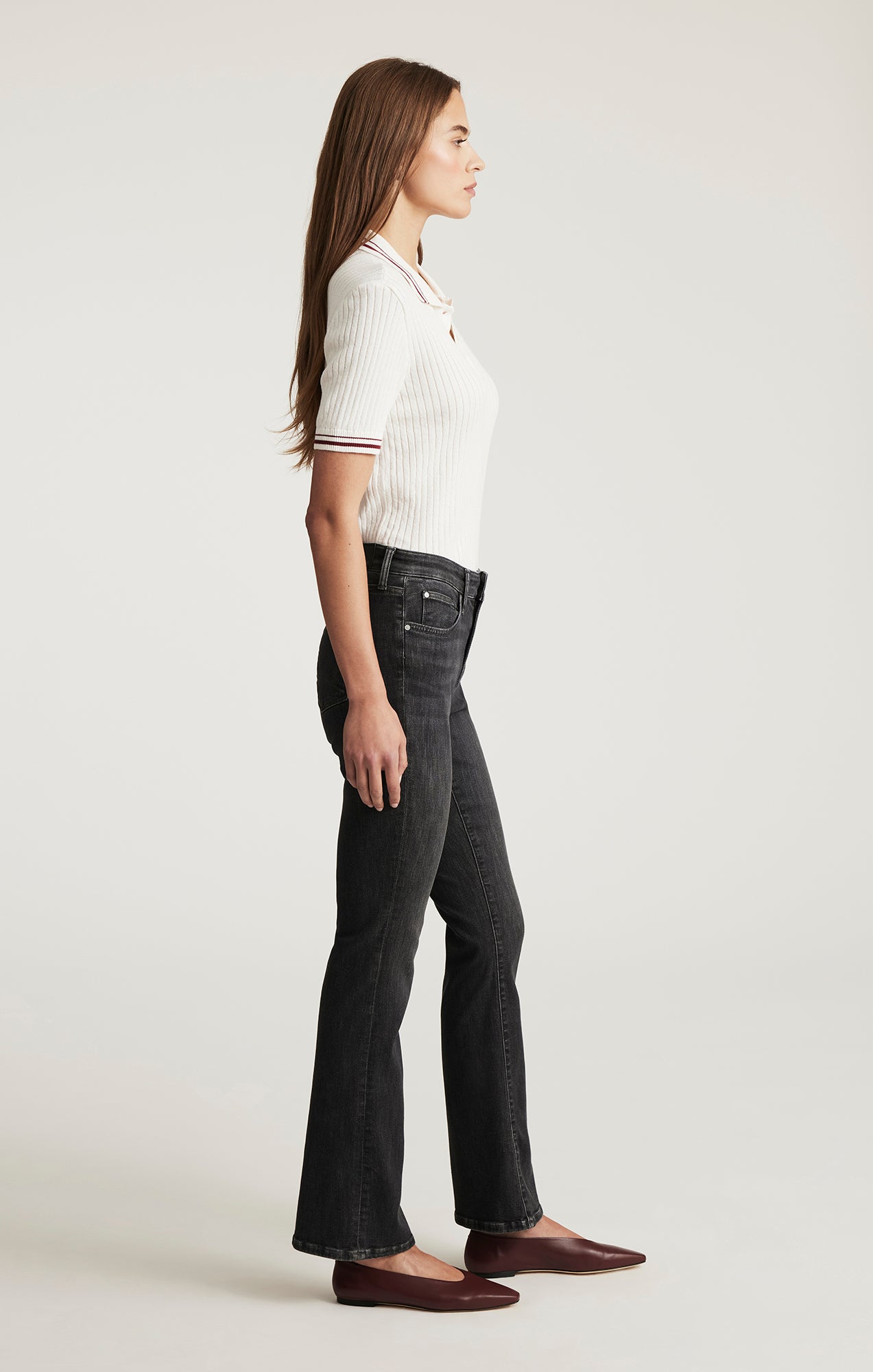 MOLLY BOOTCUT IN SMOKE FLEX BLUE - Mavi Jeans
