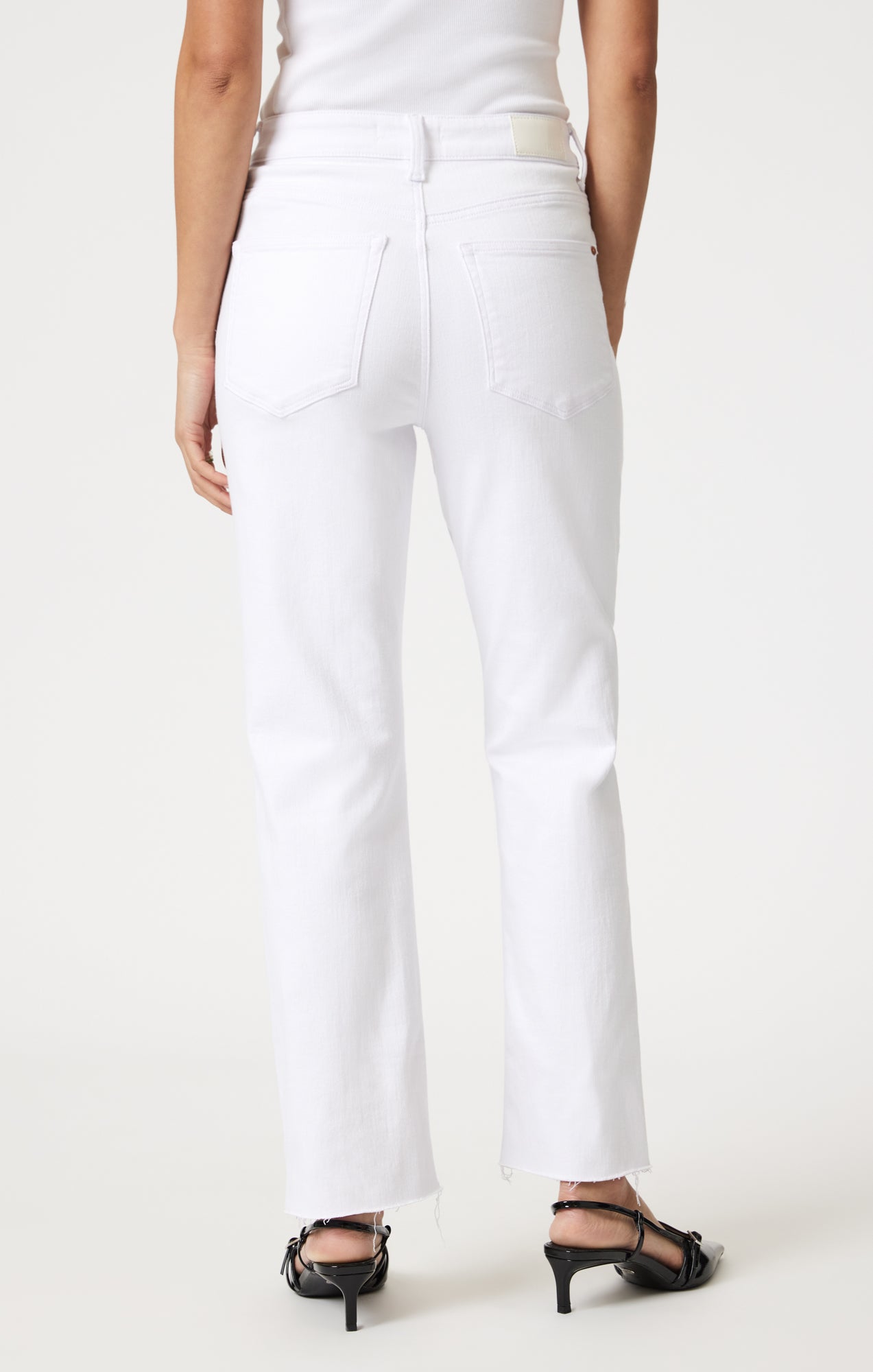 NEW YORK STRAIGHT LEG IN WHITE FLEX BLUE - Mavi Jeans