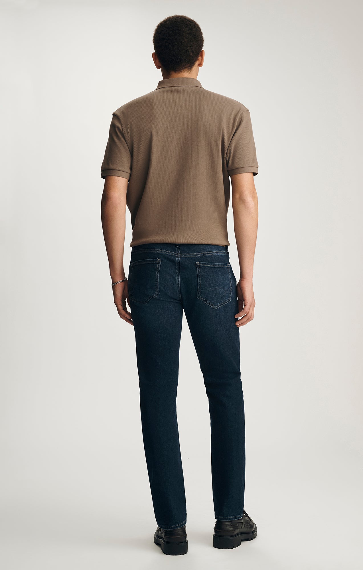 JAKE SLIM LEG IN DARK BRUSHED WILLIAMSBURG - Mavi Jeans