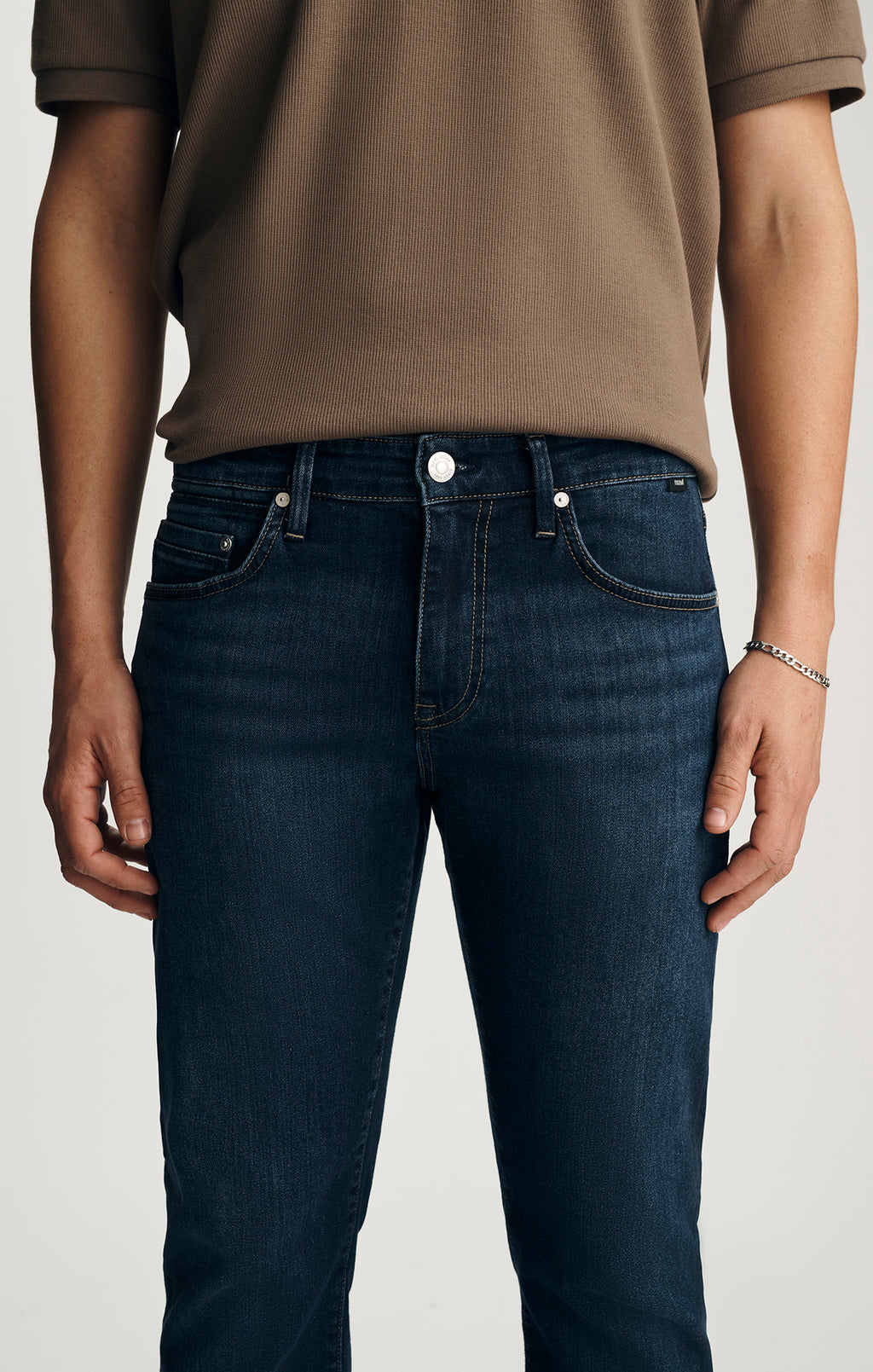 JAKE SLIM LEG IN DARK BRUSHED WILLIAMSBURG - Mavi Jeans