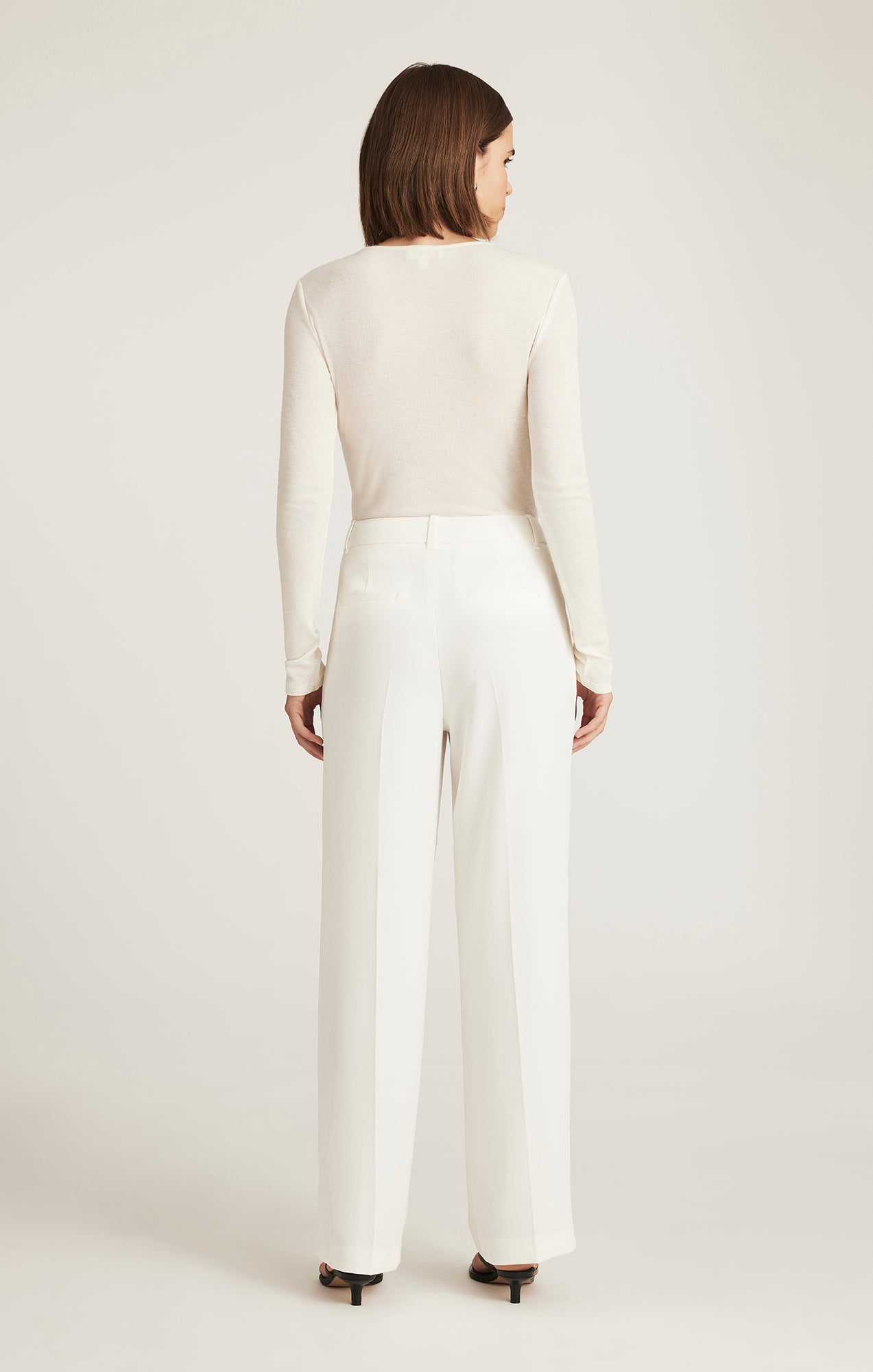 EDITION STRAIGHT LEG PANTS IN COCONUT MILK - Mavi Jeans
