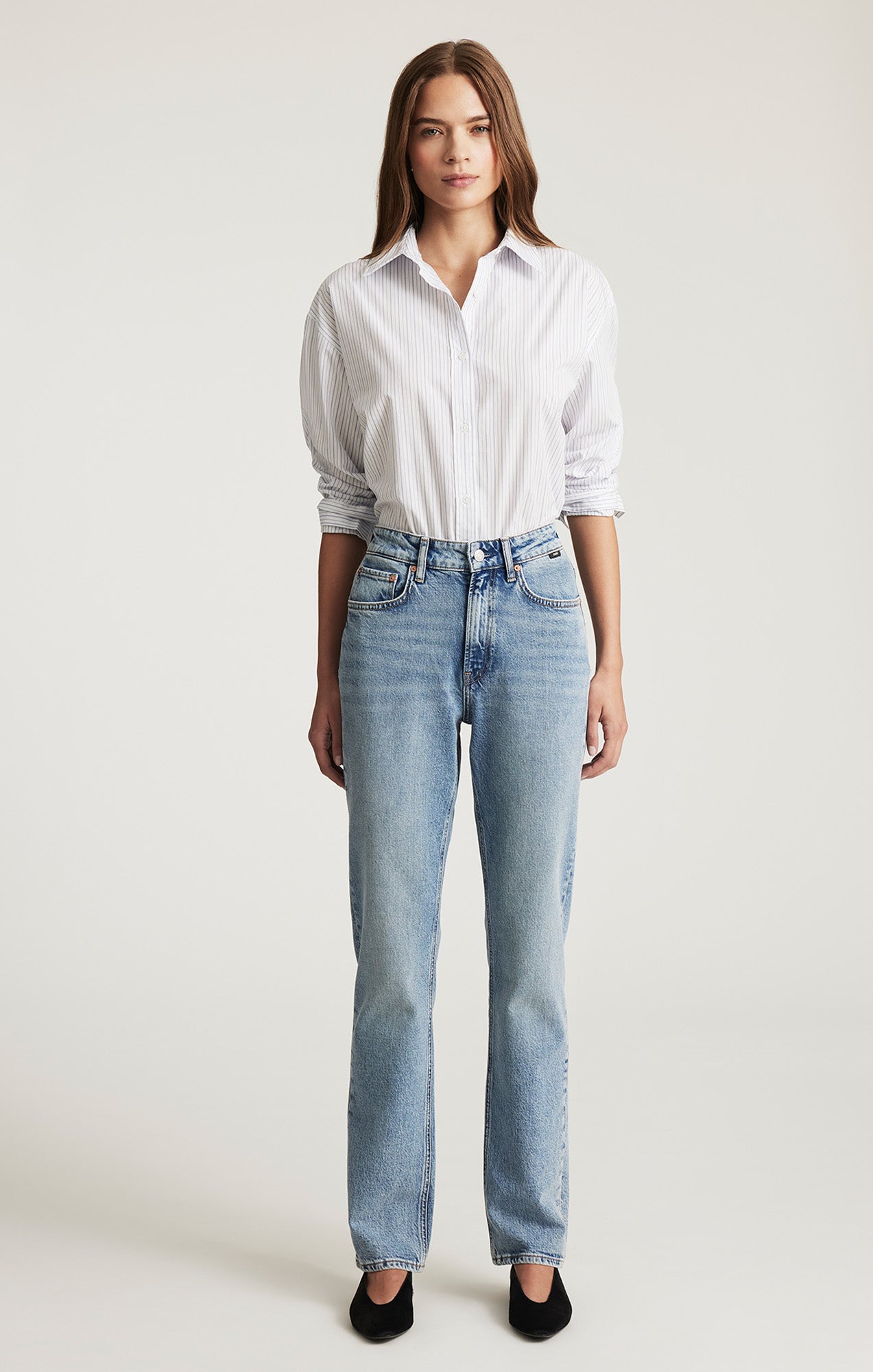 NEW YORK STRAIGHT LEG IN DARK VINTAGE CLASSIC BLUE - Mavi Jeans