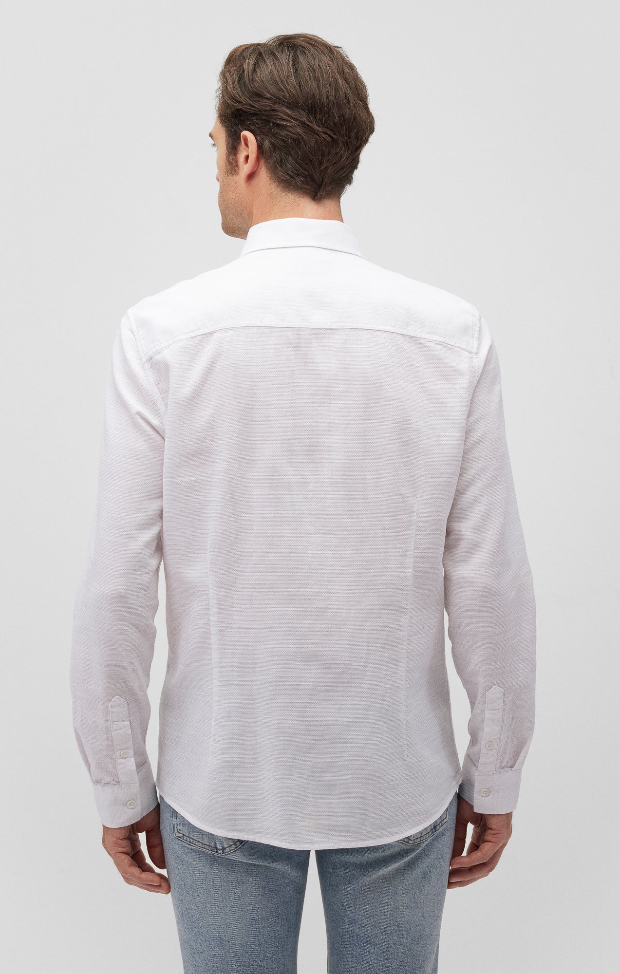 KEN BUTTON-UP SHIRT IN ANTIQUE WHITE - Mavi Jeans