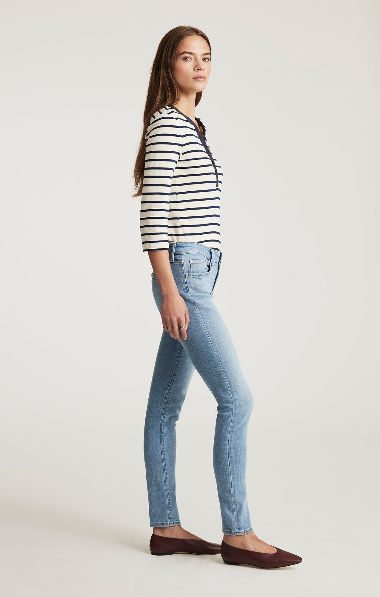 ALEXA SKINNY IN BLEACHED TRIBECA - Mavi Jeans