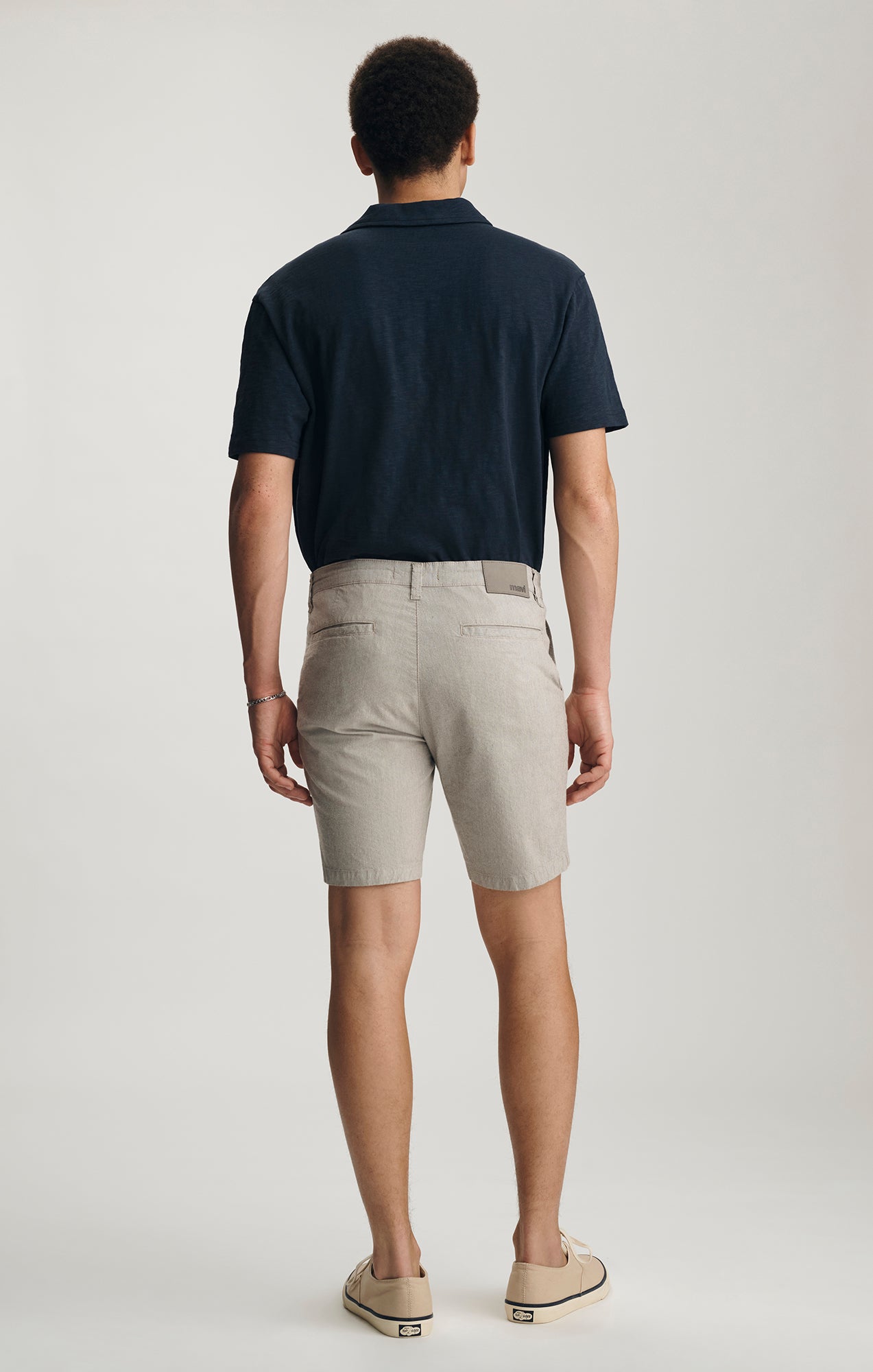 NOAH SHORTS IN BEIGE STRIPE - Mavi Jeans