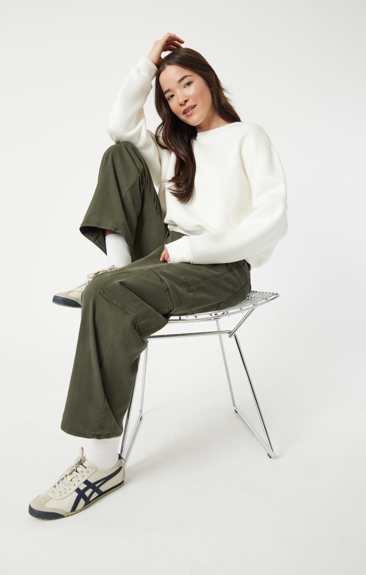 VINNIE BARREL CARGO IN IVY CASUAL TWILL - Mavi Jeans