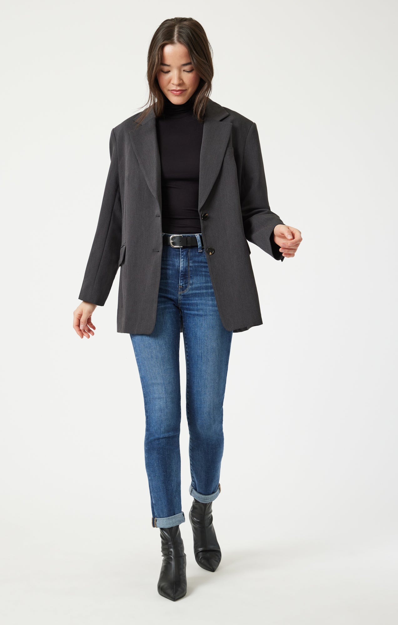 KATHLEEN SLIM BOYFRIEND IN SHADED FEATHER BLUE - Mavi Jeans