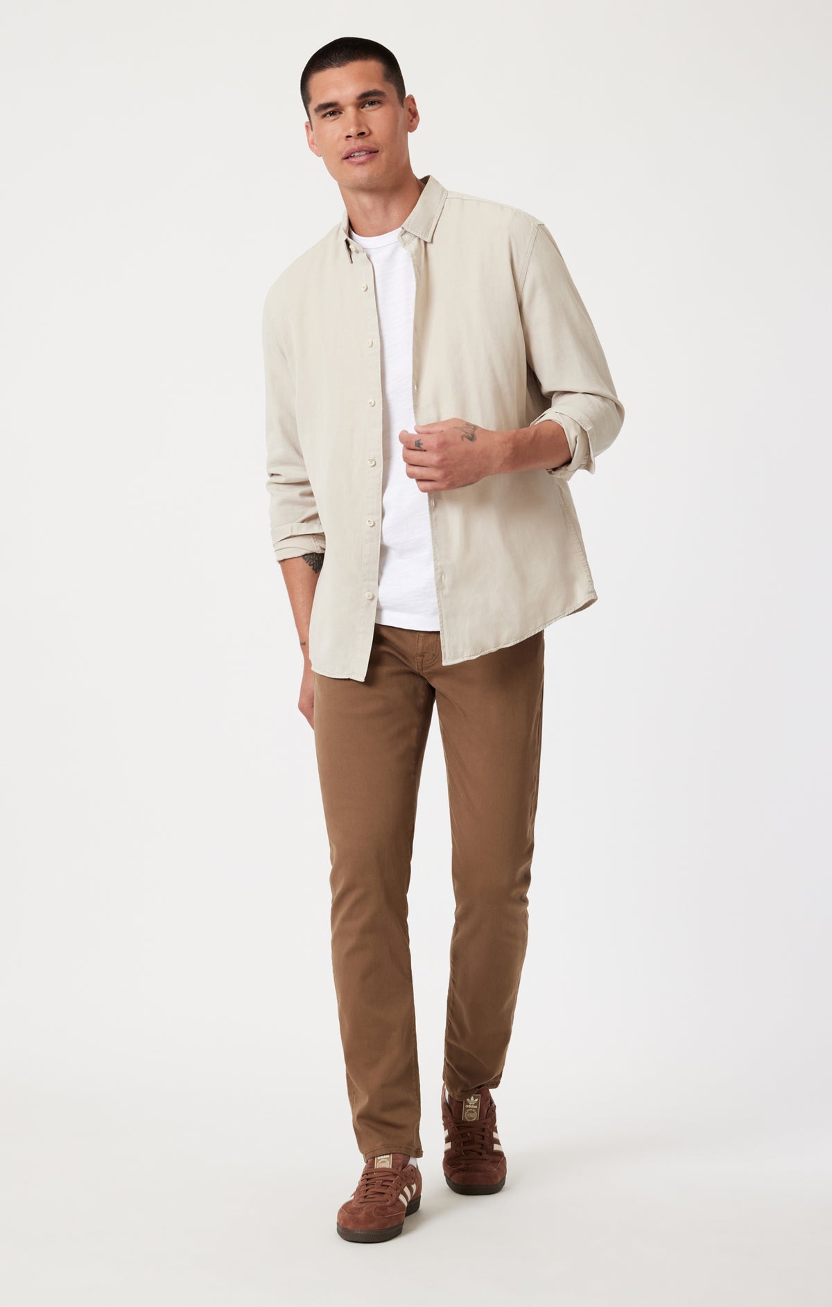 MARCUS SLIM STRAIGHT LEG IN BRONZE SUPERMOVE - Mavi Jeans
