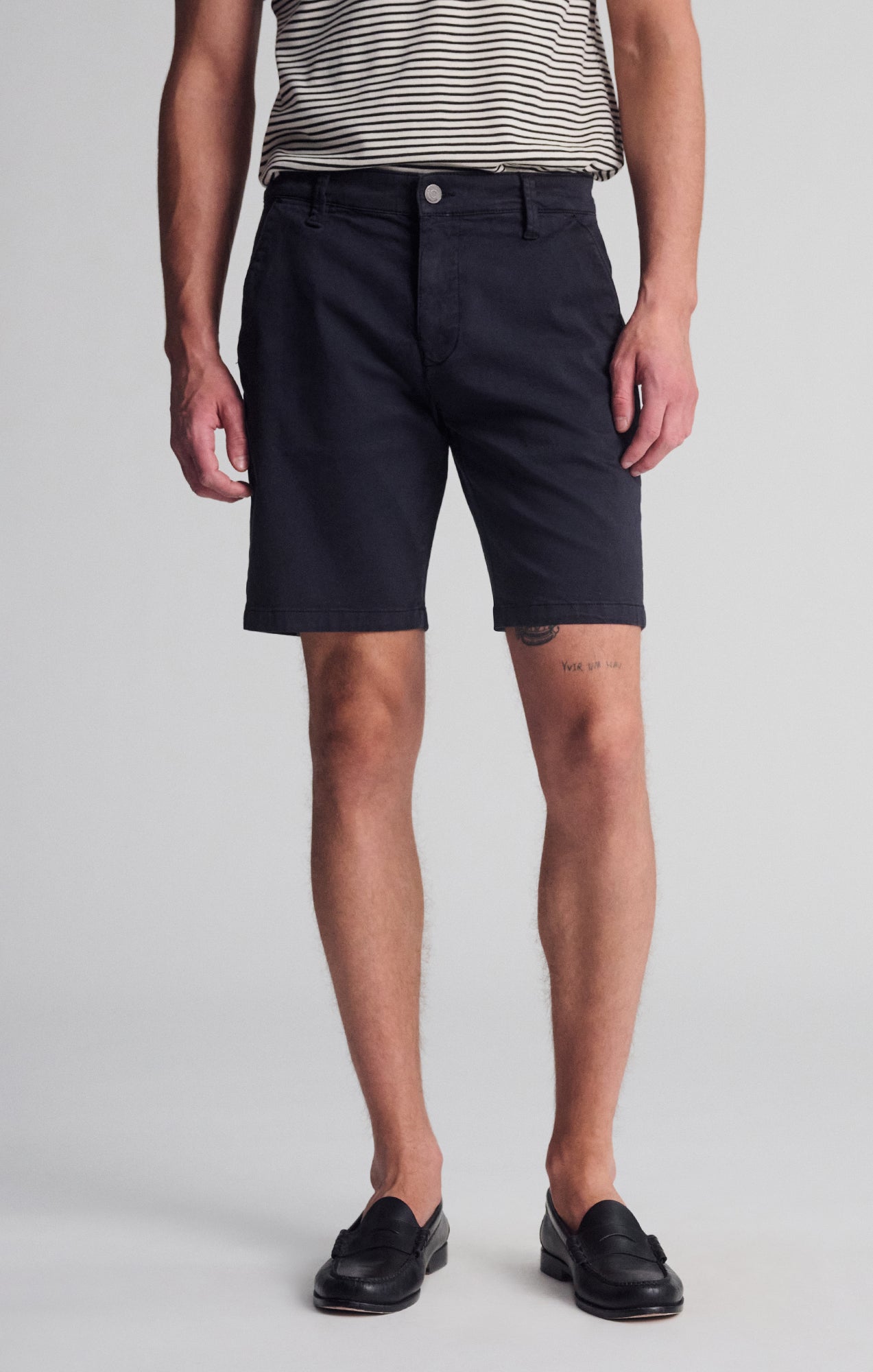 JACOB CROP SHORTS IN DARK NAVY TWILL - Mavi Jeans