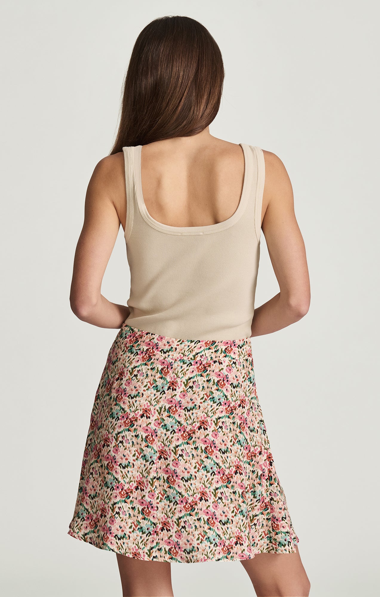 WOVEN MINI SKIRT IN FLOWER PRINT - Mavi Jeans