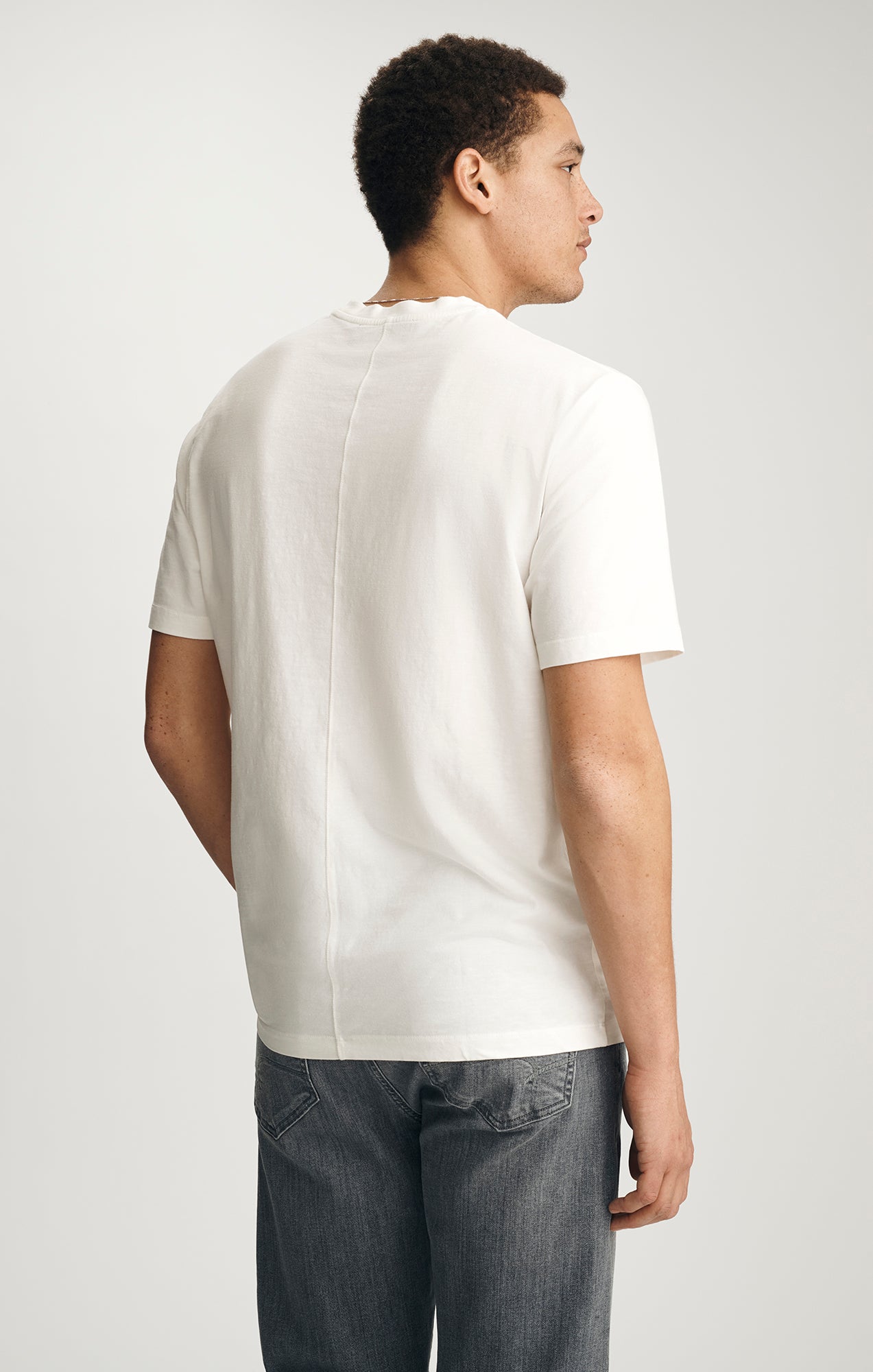 SOFT SLUB CREW NECK T-SHIRT IN WHITE