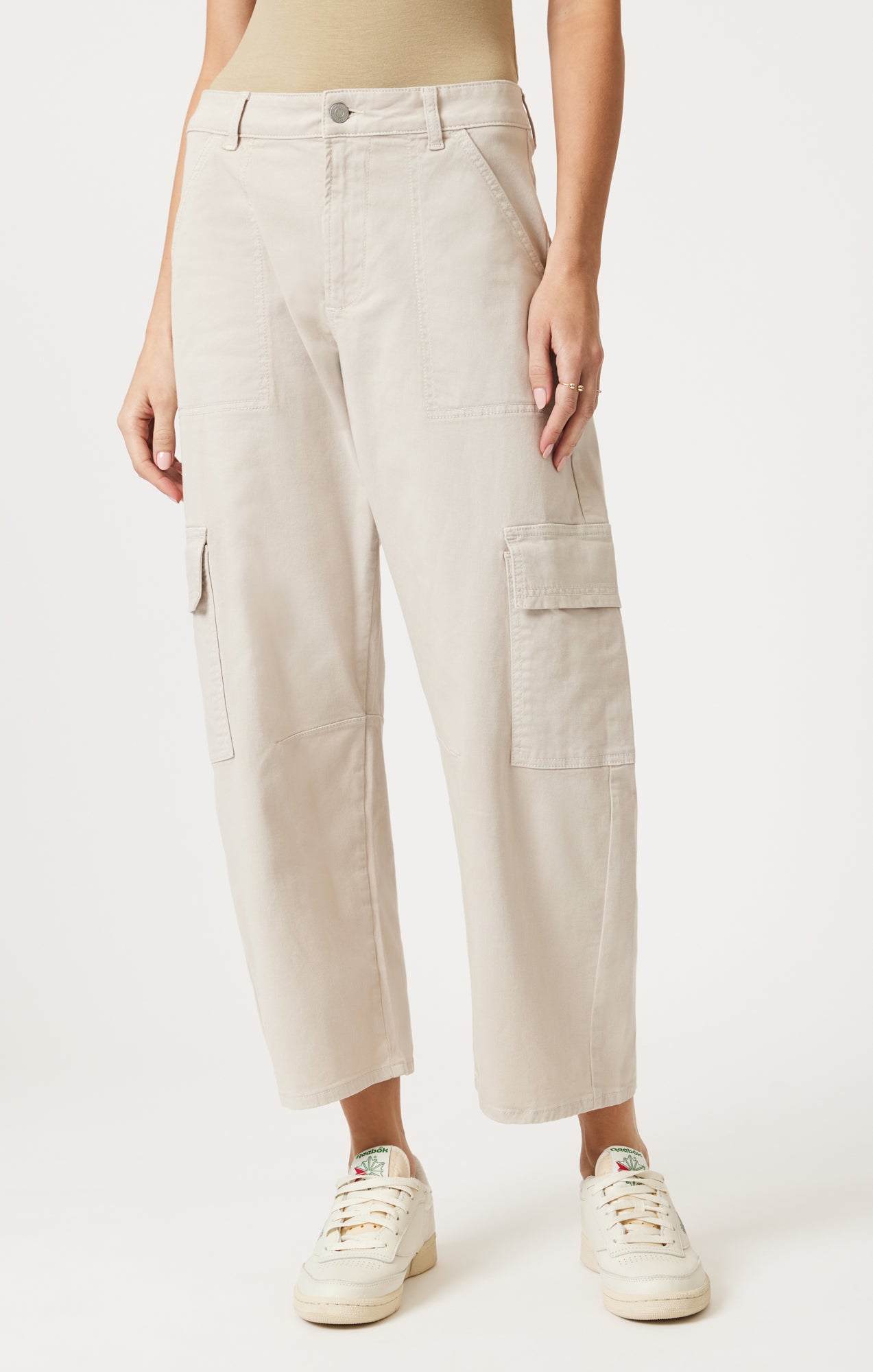 VINNIE BARREL CARGO IN FROST CASUAL TWILL - Mavi Jeans