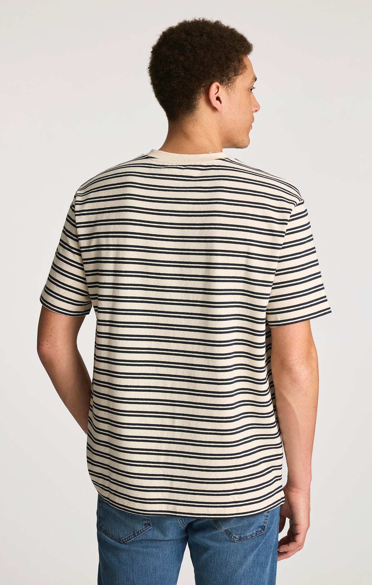 CREW NECK T-SHIRT IN NIGHT SKY - Mavi Jeans