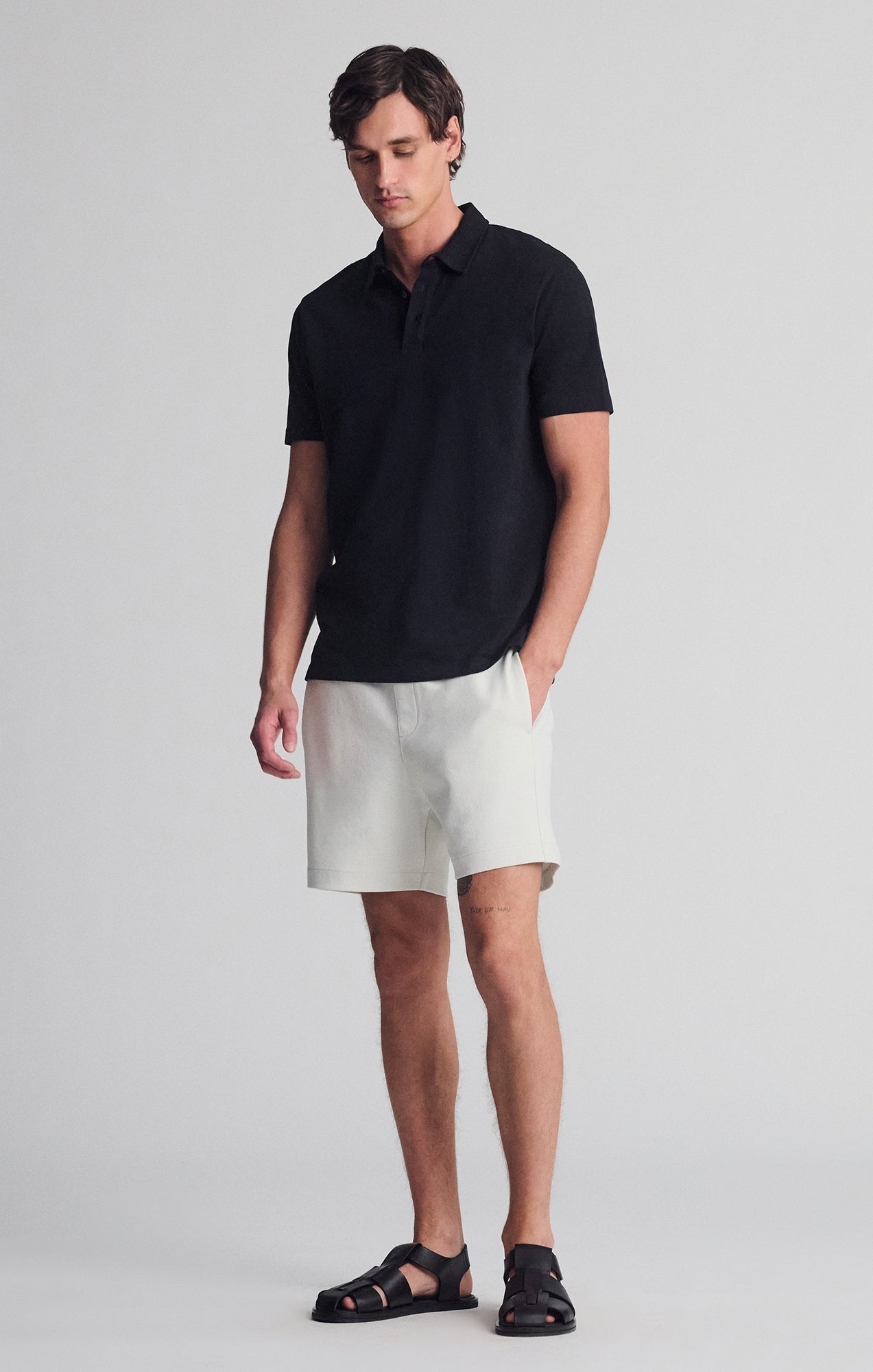 DRAWSTRING SHORTS IN FOGGY DEW - Mavi Jeans