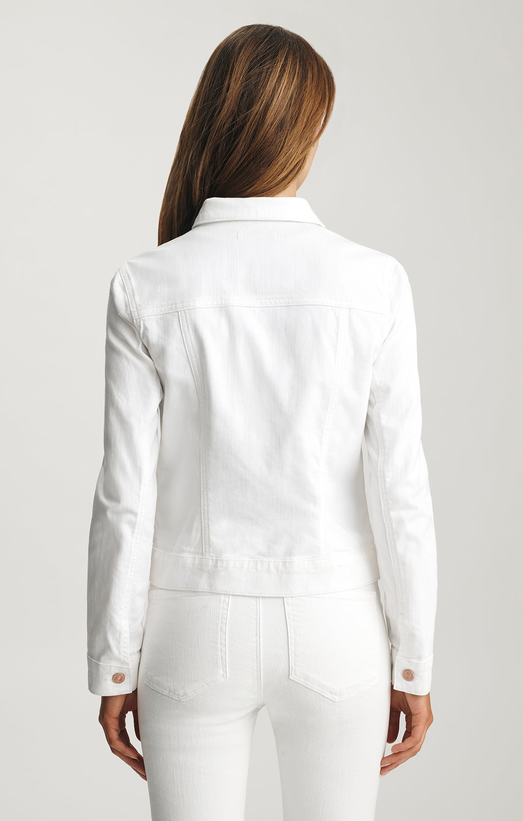 SAMANTHA DENIM JACKET IN WHITE FLEX BLUE - Mavi Jeans