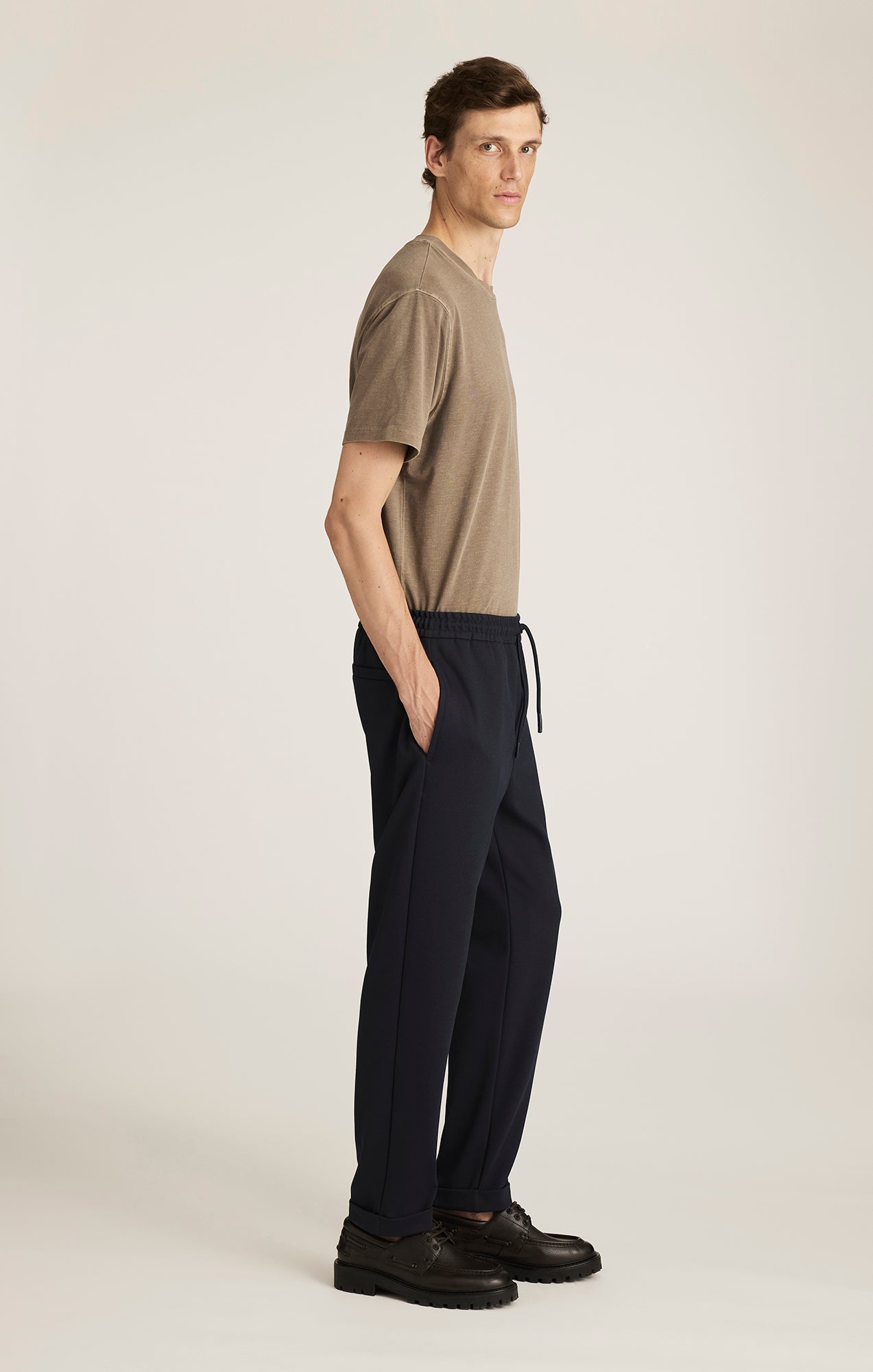 JERSEY PANTS IN BARITONE BLUE - Mavi Jeans