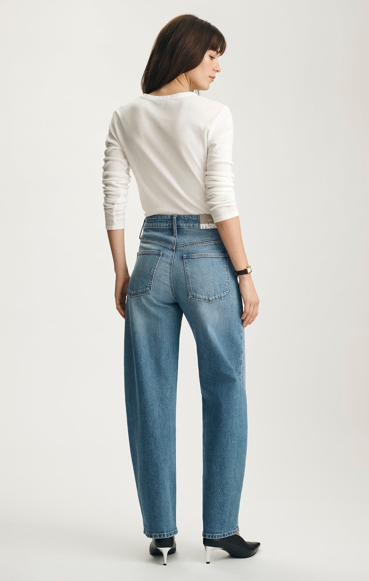 NICA BARREL IN LIGHT BRUSHED CLASSIC BLUE - Mavi Jeans
