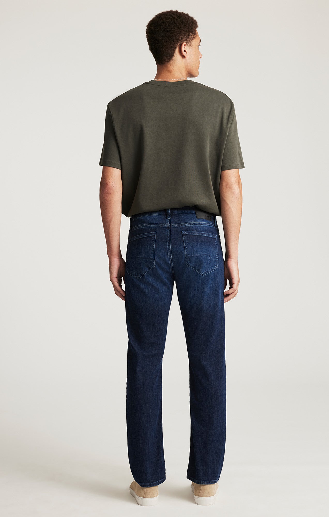 ZACH STRAIGHT LEG IN DARK BRUSHED WILLIAMSBURG - Mavi Jeans