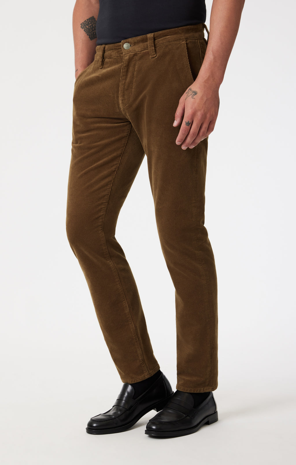 MILTON SLIM STRAIGHT CHINO IN TEDDY CORD - Mavi Jeans