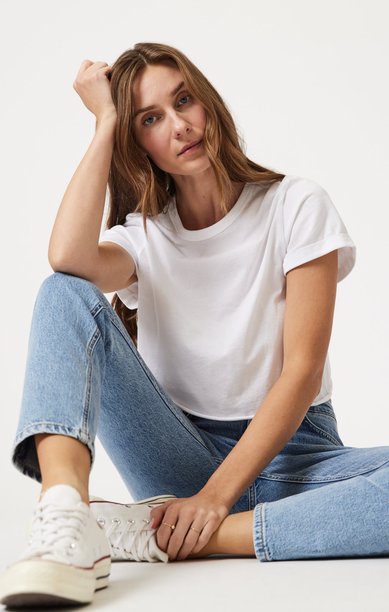 MIRELLA STRAIGHT LEG IN LIGHT BRUSHED CLASSIC BLUE - Mavi Jeans
