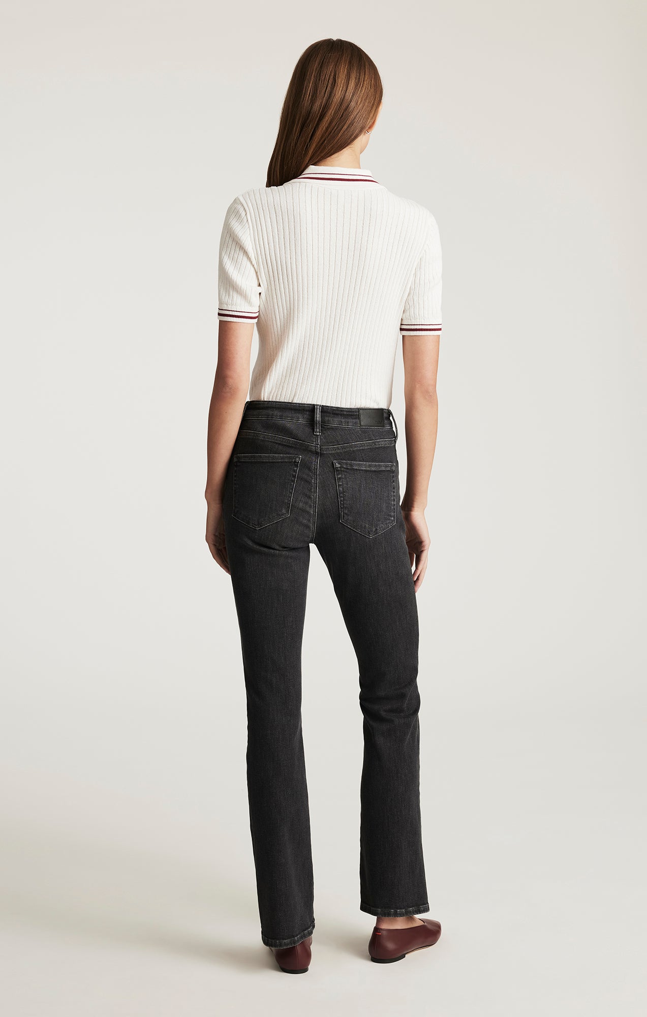 MOLLY BOOTCUT IN SMOKE FLEX BLUE - Mavi Jeans