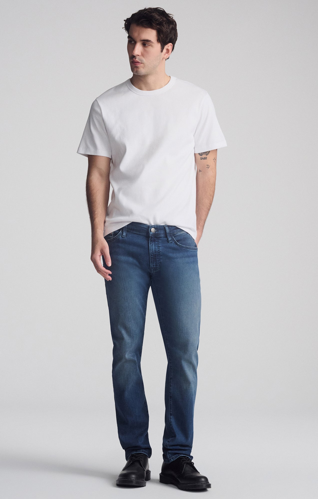 JAKE SLIM LEG IN DARK USED SUPERMOVE - Mavi Jeans