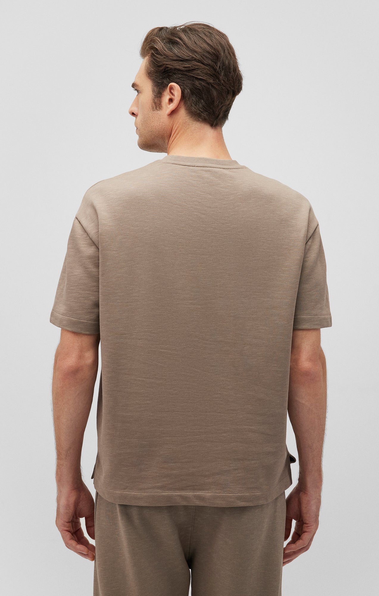 DROP SHOULDER T-SHIRT IN BRINDLE - Mavi Jeans