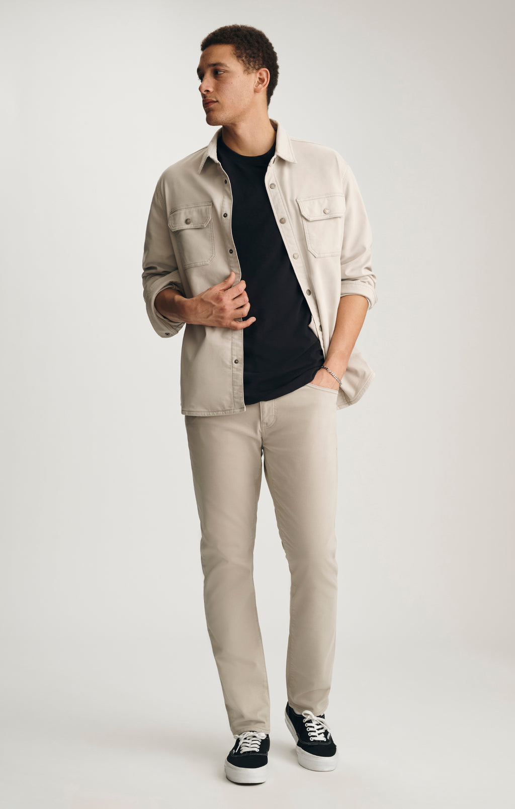 ASHER DENIM OVERSHIRT IN CLOUD EXPLORER - Mavi Jeans