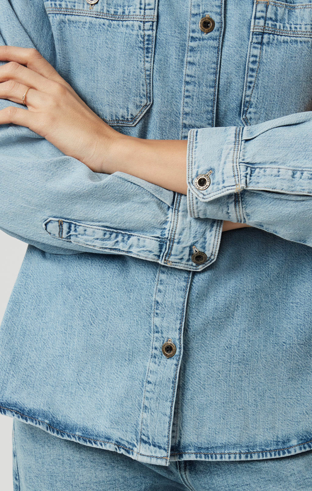 SUSAN DENIM SHIRT IN LIGHT USED DENIM - Mavi Jeans