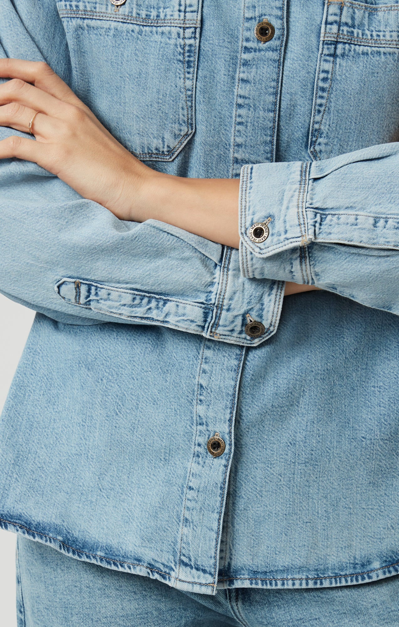 SUSAN DENIM SHIRT IN LIGHT USED DENIM - Mavi Jeans