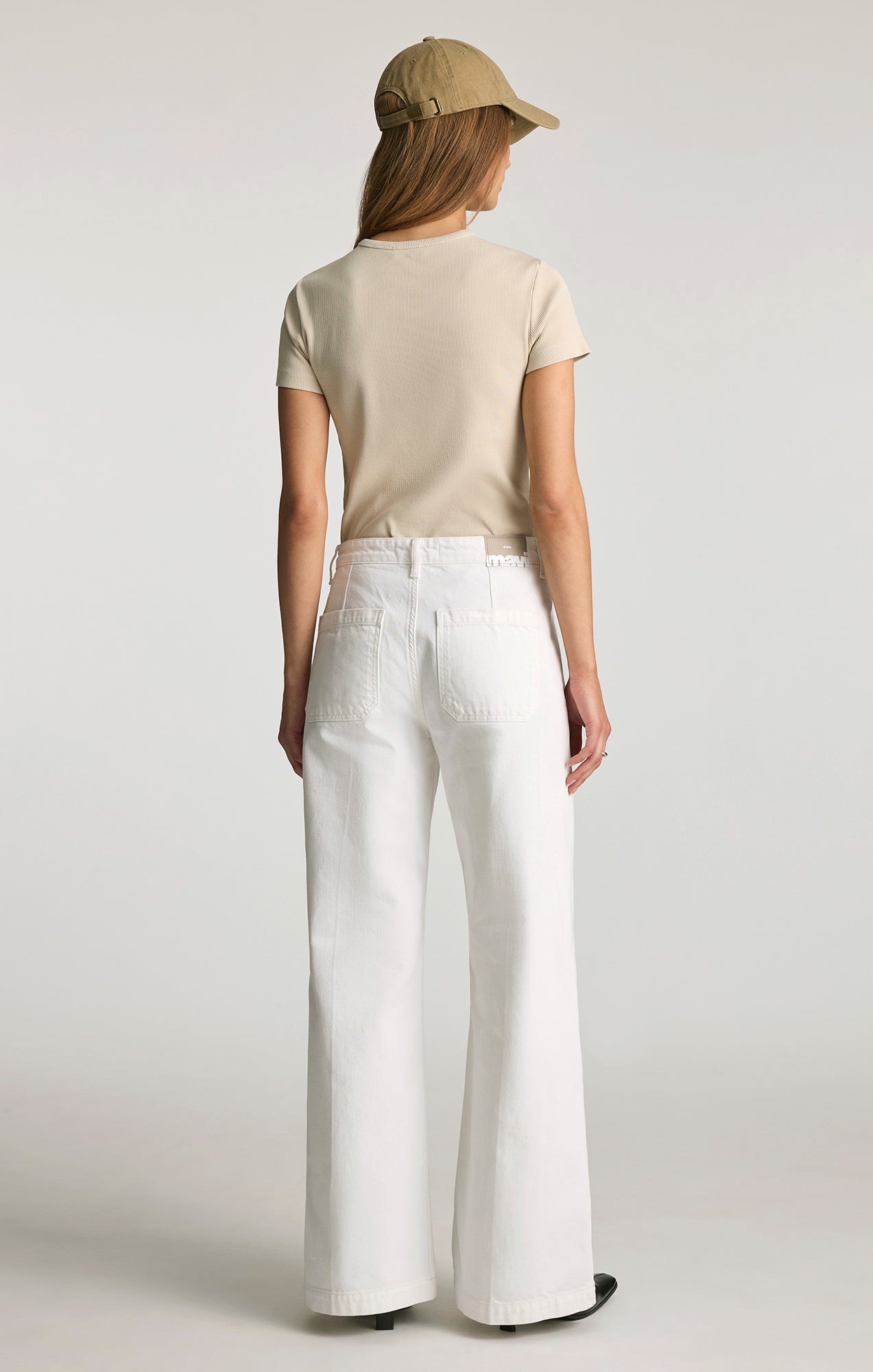 CHRISTINE WIDE LEG IN WHITE CLASSIC DENIM - Mavi Jeans