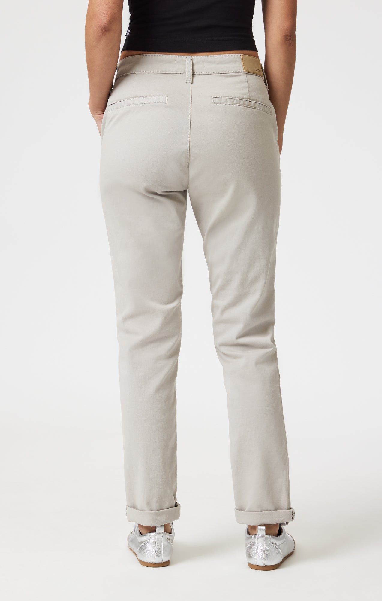 KATHLEEN SLIM BOYFRIEND CHINO IN MERCURY CASUAL TWILL - Mavi Jeans