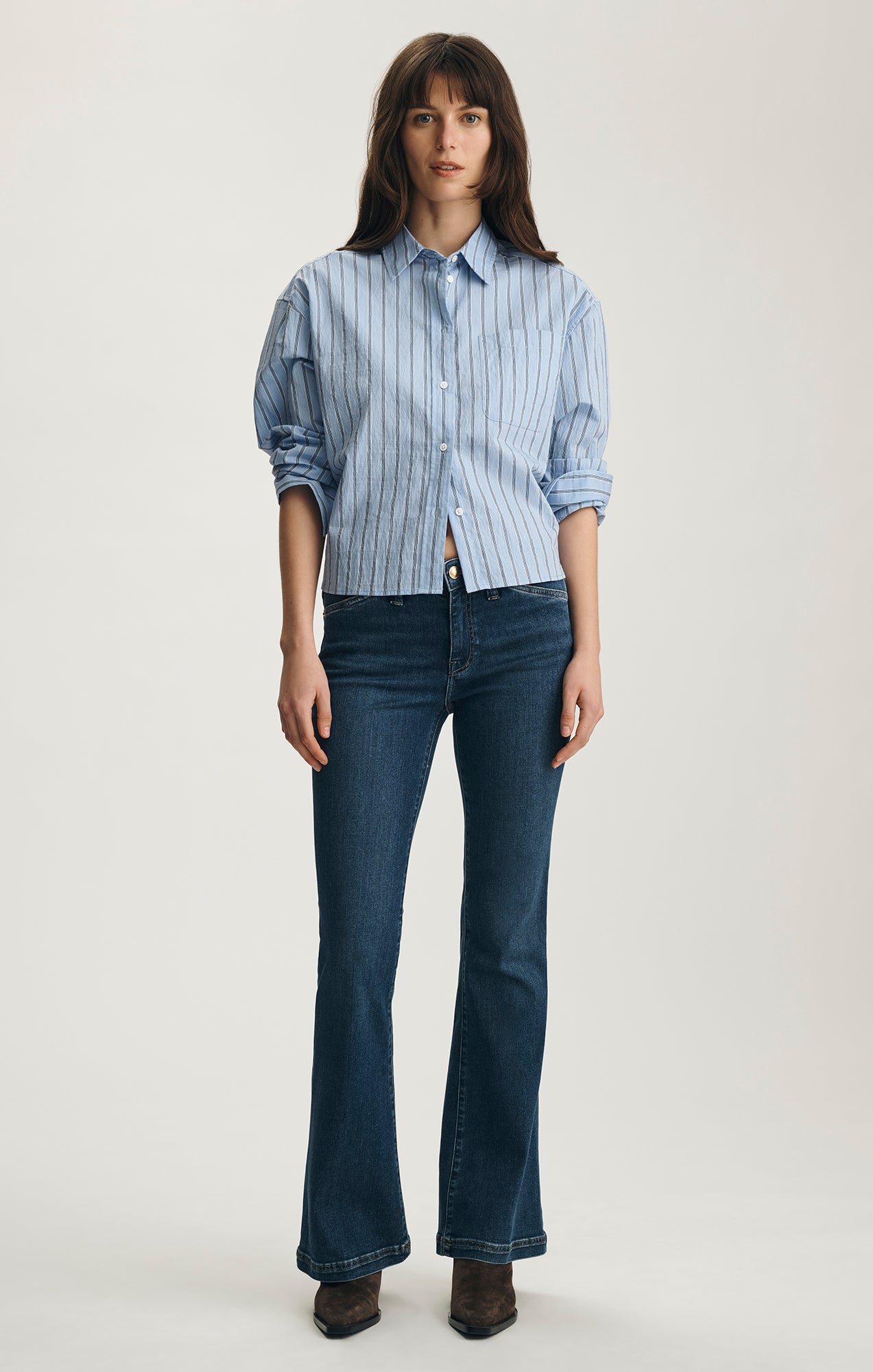 SYDNEY FLARE IN DARK BRUSHED GOLD PREMIUM - Mavi Jeans