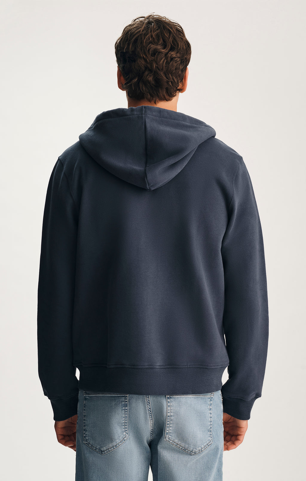FULL ZIP HOODIE IN BLUE NIGHTS - Mavi Jeans
