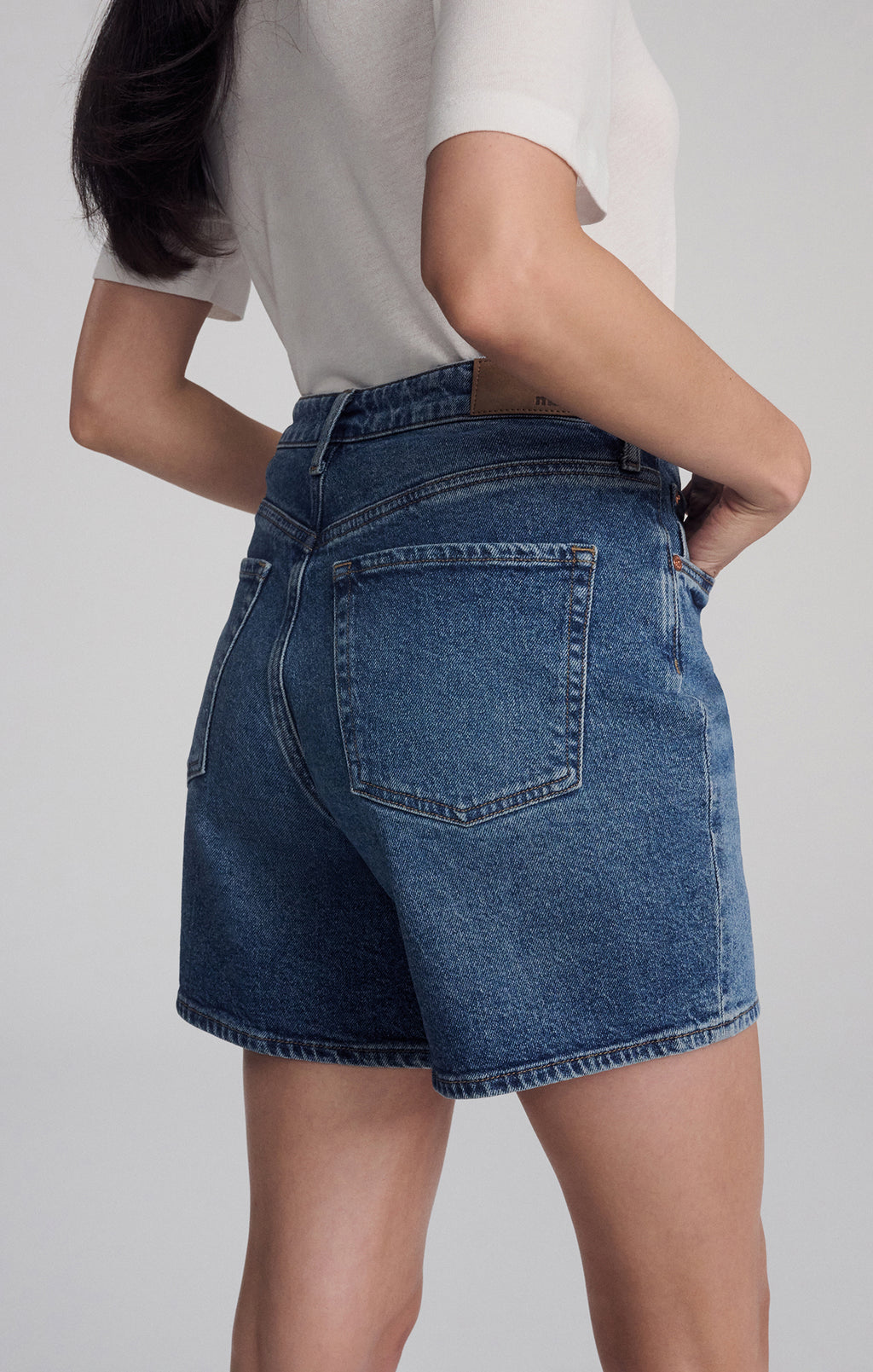 HEIDI LONG SHORTS IN DARK 90'S - Mavi Jeans