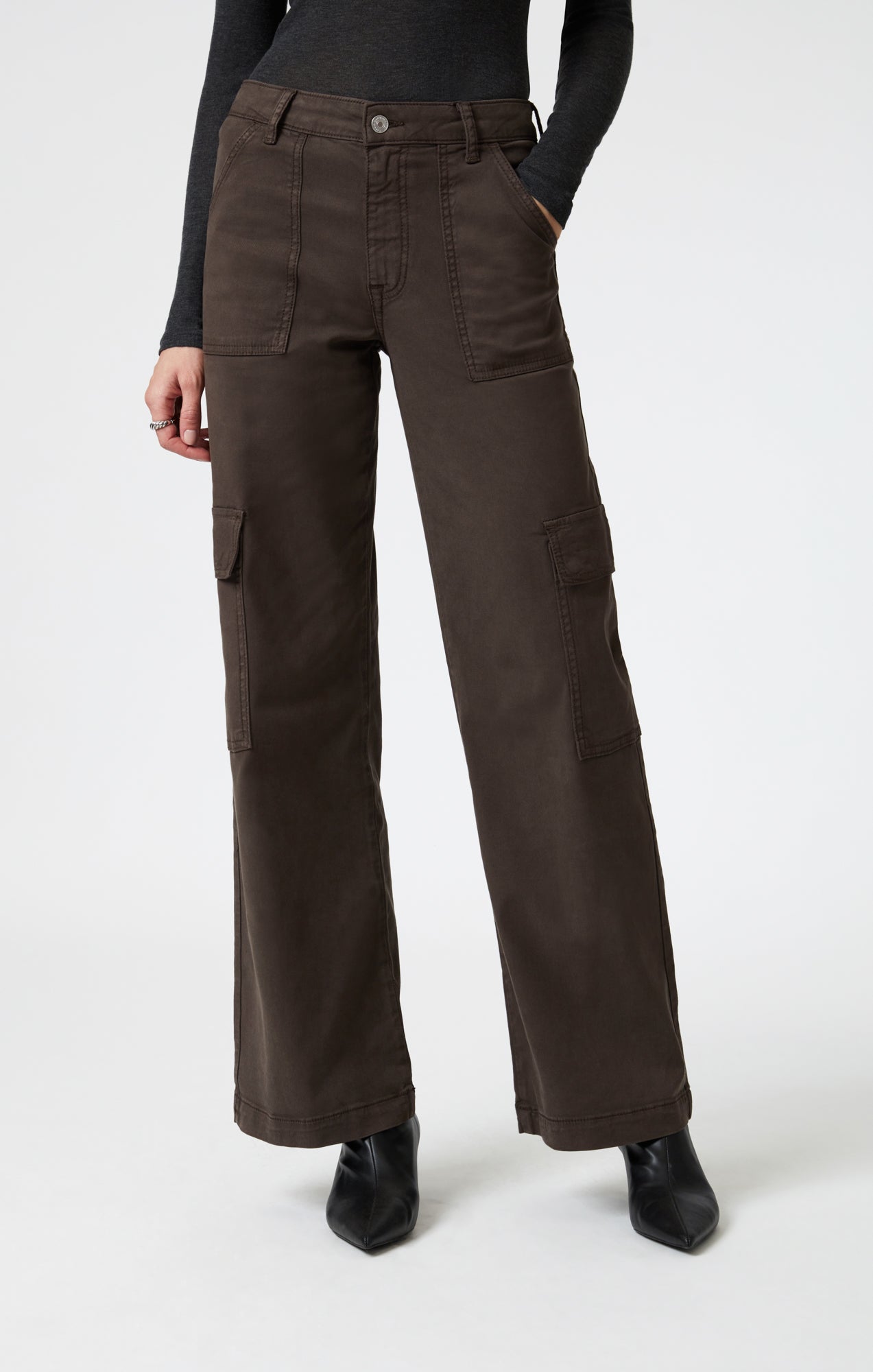 Mavi Women's Alva Straight Leg Cargo In Oak Luxe Twill – Mavi Canada