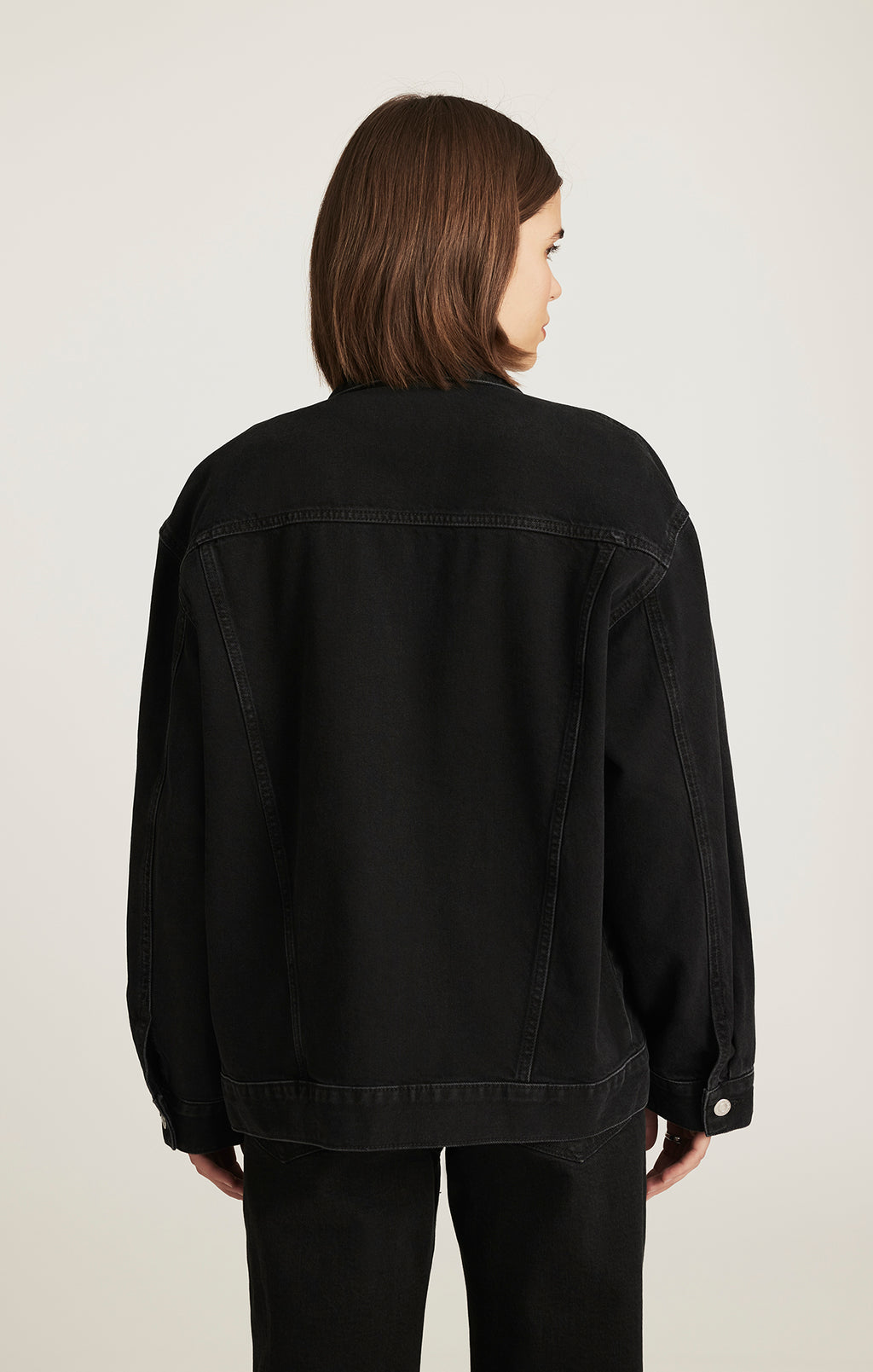 LUNA DENIM JACKET IN DARK SMOKE 90S - Mavi Jeans