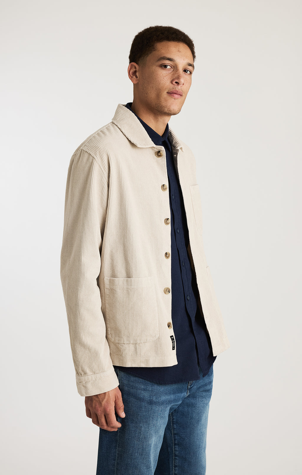 BUTTON-UP OVERSHIRT IN MOONSTRUCK - Mavi Jeans