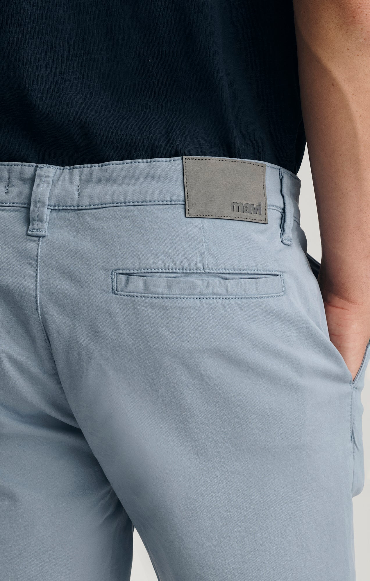 JACOB SHORTS IN FLOATY BLUE TWILL - Mavi Jeans